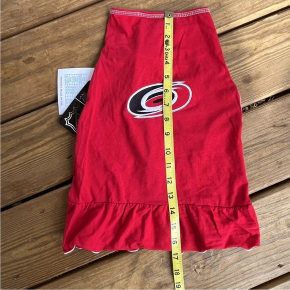 NHL Carolina Hurricanes Dog Pet Costume Dress Red Black Logo XXL All Star Dog - Picture 4 of 8